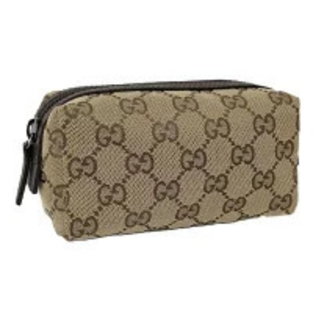 Gucci Pouch Clutch GG canvas Beige Cream